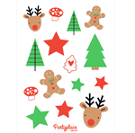 Stickers plancha Mix Navidad 1u